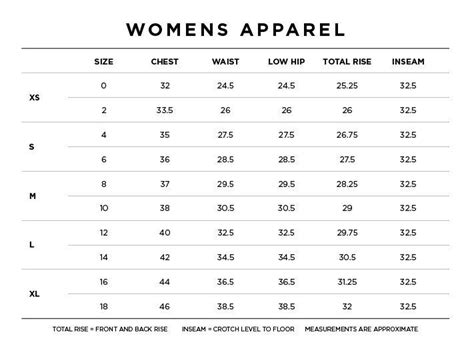 karl lagerfeld paris size chart