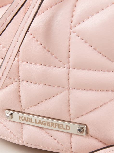 karl lagerfeld pink purse