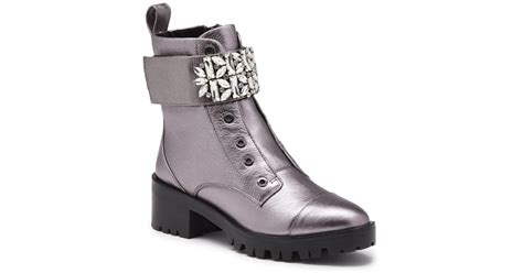 karl lagerfeld pippa boots silver