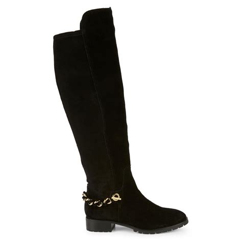 karl lagerfeld suede boots
