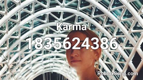 karma roblox id