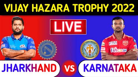 karnataka vs jharkhand live score