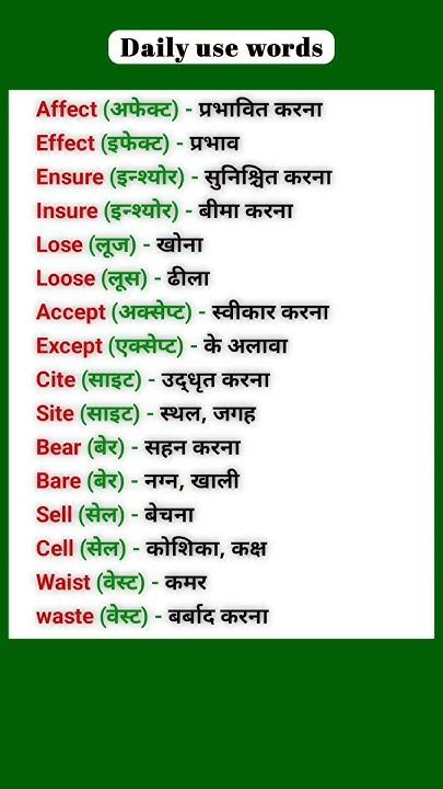 karne meaning in english with example