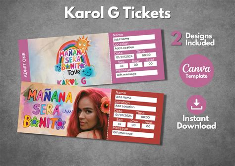 karol g concert ticket