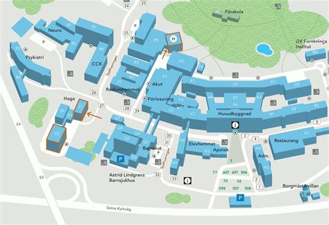 Karta och vägbeskrivning Patientföreningen ProLiv Stockholm