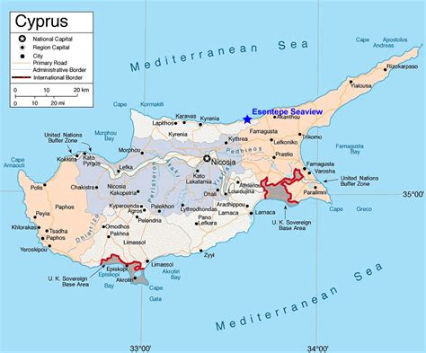 karsiyaka north cyprus map