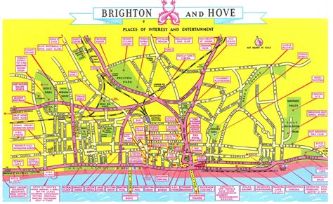 Tourist Map Of Brighton And Hove