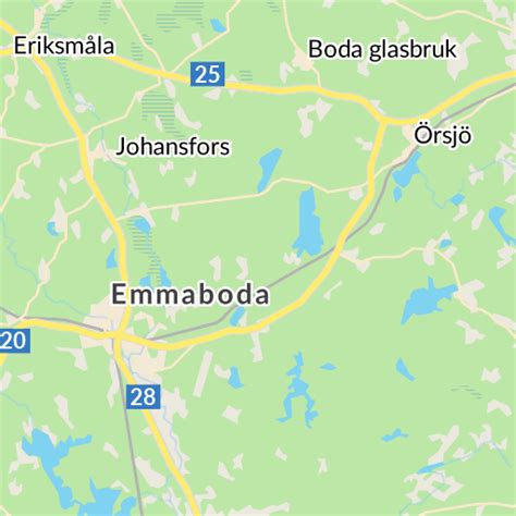 Karta över Emmaboda Teneriffa Karta