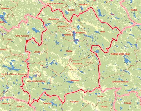 Karta Sverige Hultsfred Karta 2020
