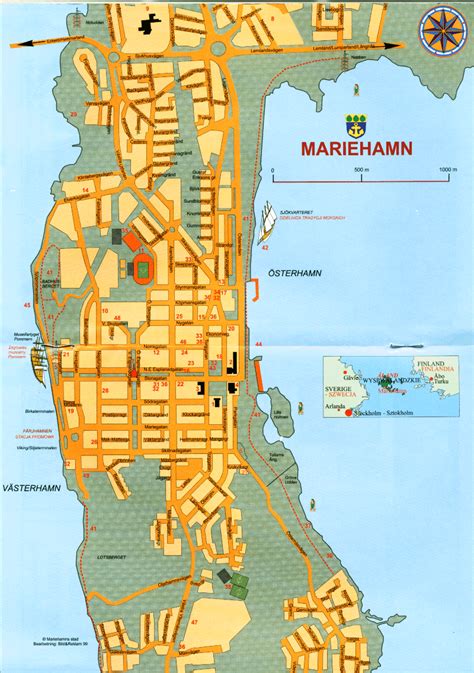 Mariehamn Aland Islands Map