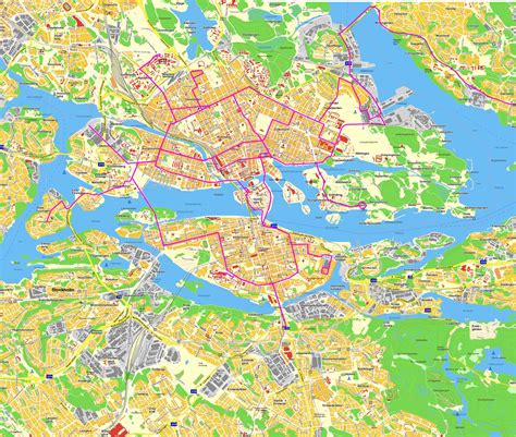Karta över Södermalm Stockholm Karta 2020