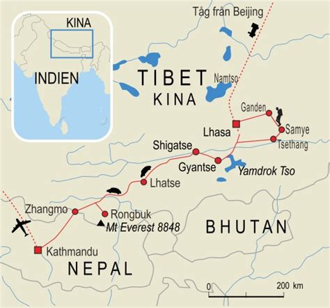 Latest Tibet Travel Maps Explore Tibet Тибет, Карта