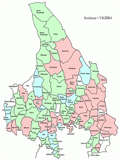 Värmlands Län Karta Karta 2020