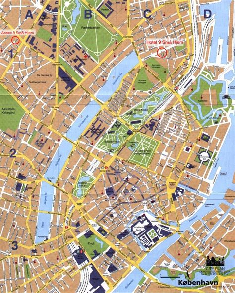 Map of Copenhagen