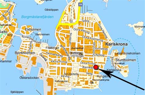 Karta Karlskrona Skärgård Karta Mellersta