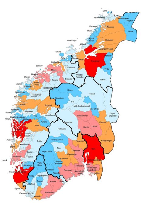 Danmark Kommuner Kort Over Kommuner I Danmark Kort 2019 / Kart som