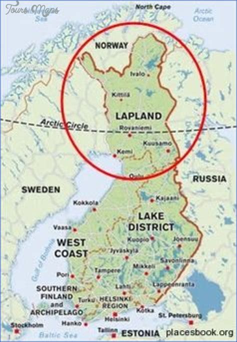 StepMap Lappland 2014 Landkarte für Europa