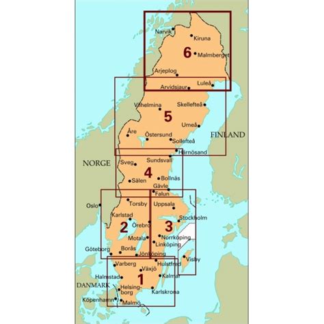 Norra Norrland Karta Karta Mellersta