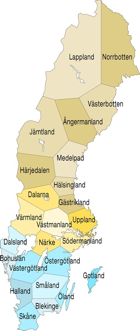 Kartan klar över nya region Norrland P4 Västernorrland Sveriges Radio