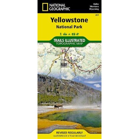 A Hysterical Map of the Yellowstone Park with Apologies to the Etsy