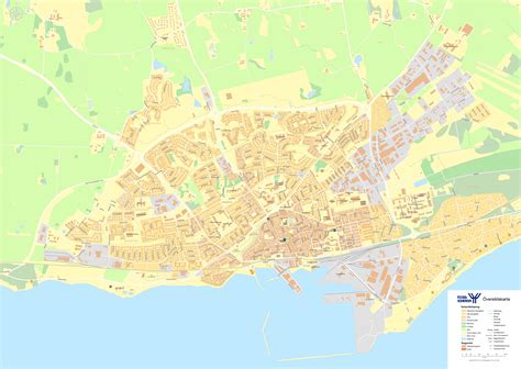 Karta över Ystad Karta 2020