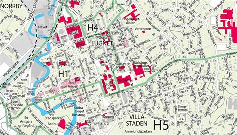 Borås 51 Centrum Karta Val 2011