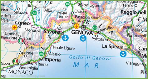 Italian Wine Maps Liguria