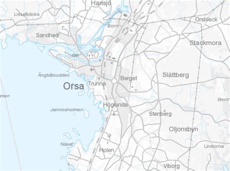 Kartor och geografisk information Orsa kommun