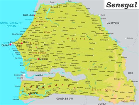 Senegal Maps & Facts World Atlas