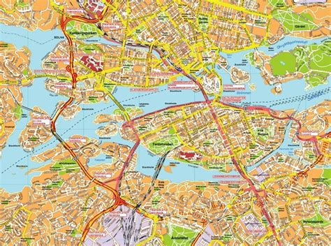 Map of Stockholm