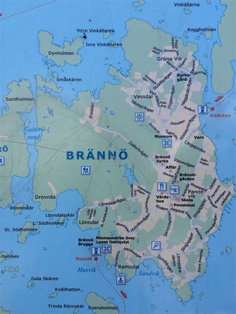 Kartor Brännö vägförening