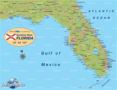 Map Of Florida Highways And Interstates