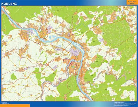 City maps Koblenz