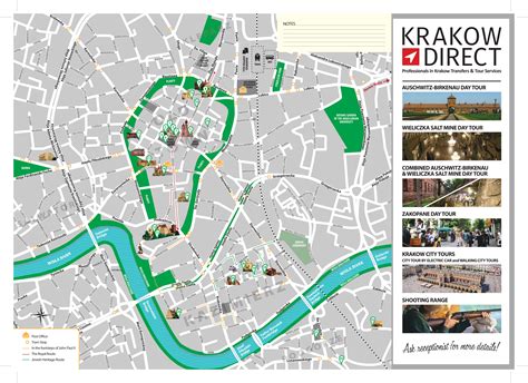 Karta över Krakow Karta 2020