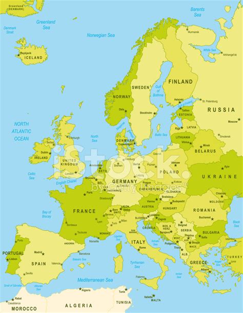 European Countries in Swedish europe