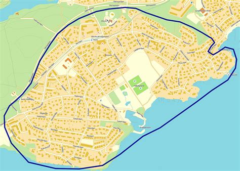 Sweden postcode map Map of Sweden postcode (Northern Europe Europe)