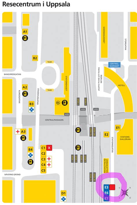 Region Uppsala Karta Utveckling av kollektivtrafiken / All places