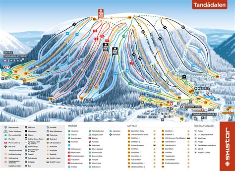 Salen Ski Resort Piste Maps