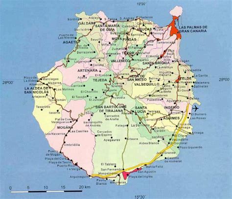 Gran Canaria Spain Map