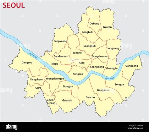 Map Seoul Südkorea, Seoul