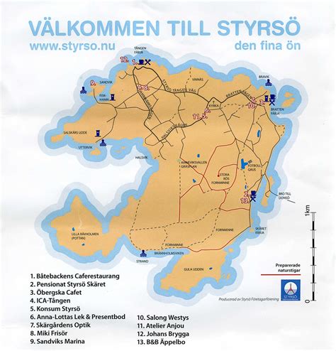 Styrsö Karta Poster. Hitta dina posters online hos Wallstars