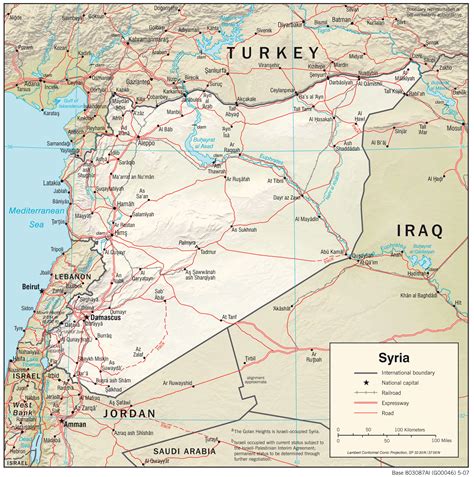 Islamic Syria And Iraq Map