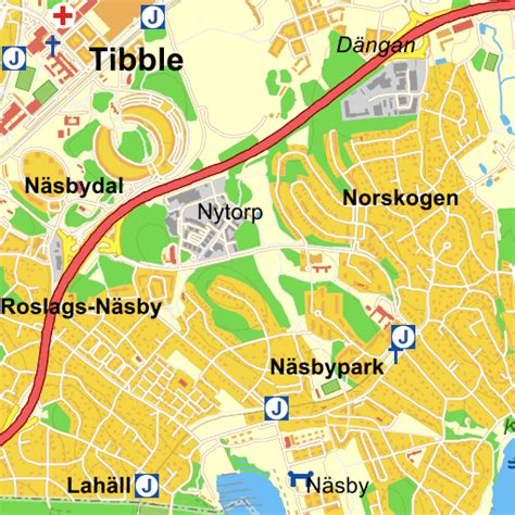 Karta_Täby_ArningeGK Täby Konstsnöspår