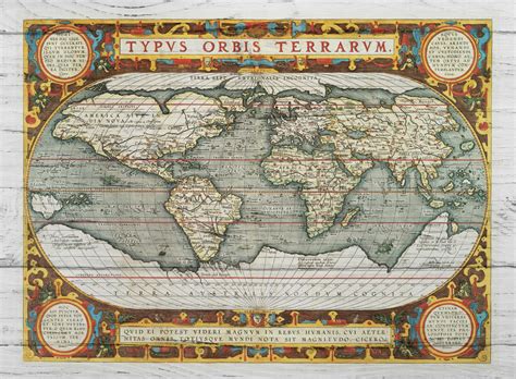 Old World Map 1634 Vintage Map VINTAGE MAPS AND PRINTS