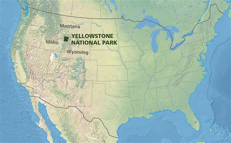 Yellowstone National Park Picture Map Curtis Wright Maps