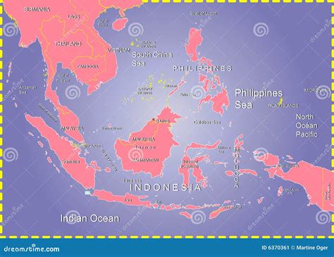 karte philippinen und indonesien