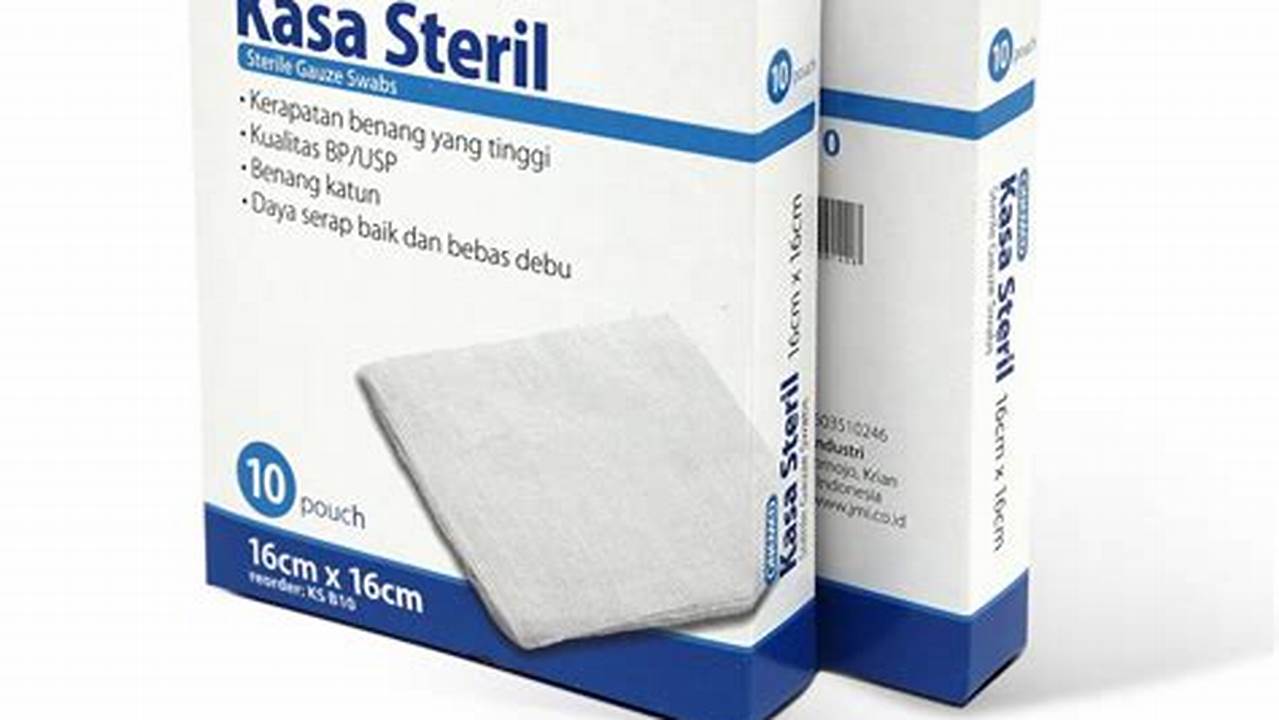 Jual ORIGINAL Kasa Steril 16x16cm Onemed / Gauze Swab Steril Kassa One