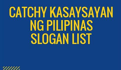 Slogan Tungkol Sa Pagpapahalaga Ng Wikang Filipino - Mobile Legends