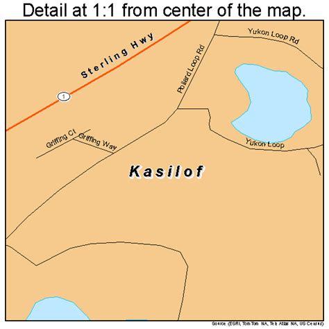 Kasilof Alaska Map