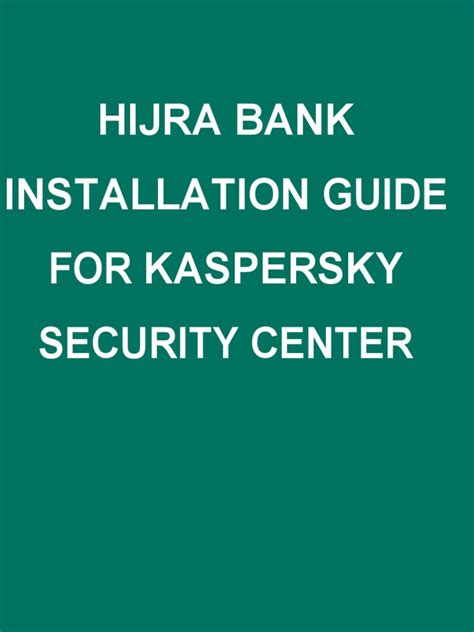 kaspersky security center pdf